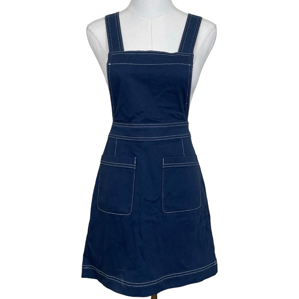 blue jumper dress womens Womens Blue Ribbed Jumper Dress